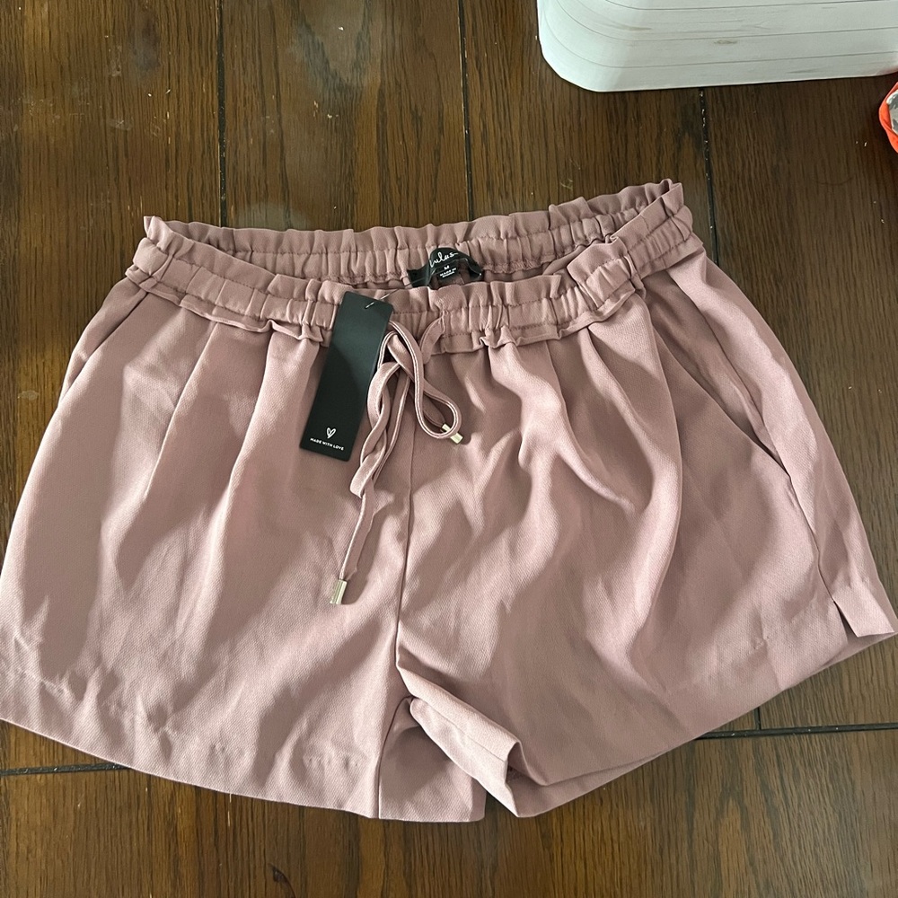 Lulu's High Waist Mauve Shorts